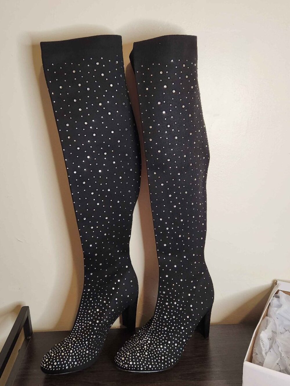 Sparkle stretch boots - NEW - Picture 1 of 5